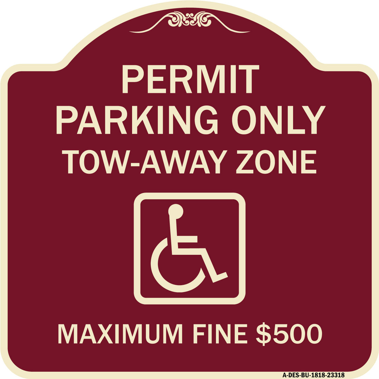 Permit Parking Only Tow-Away Zone Maximum Fine