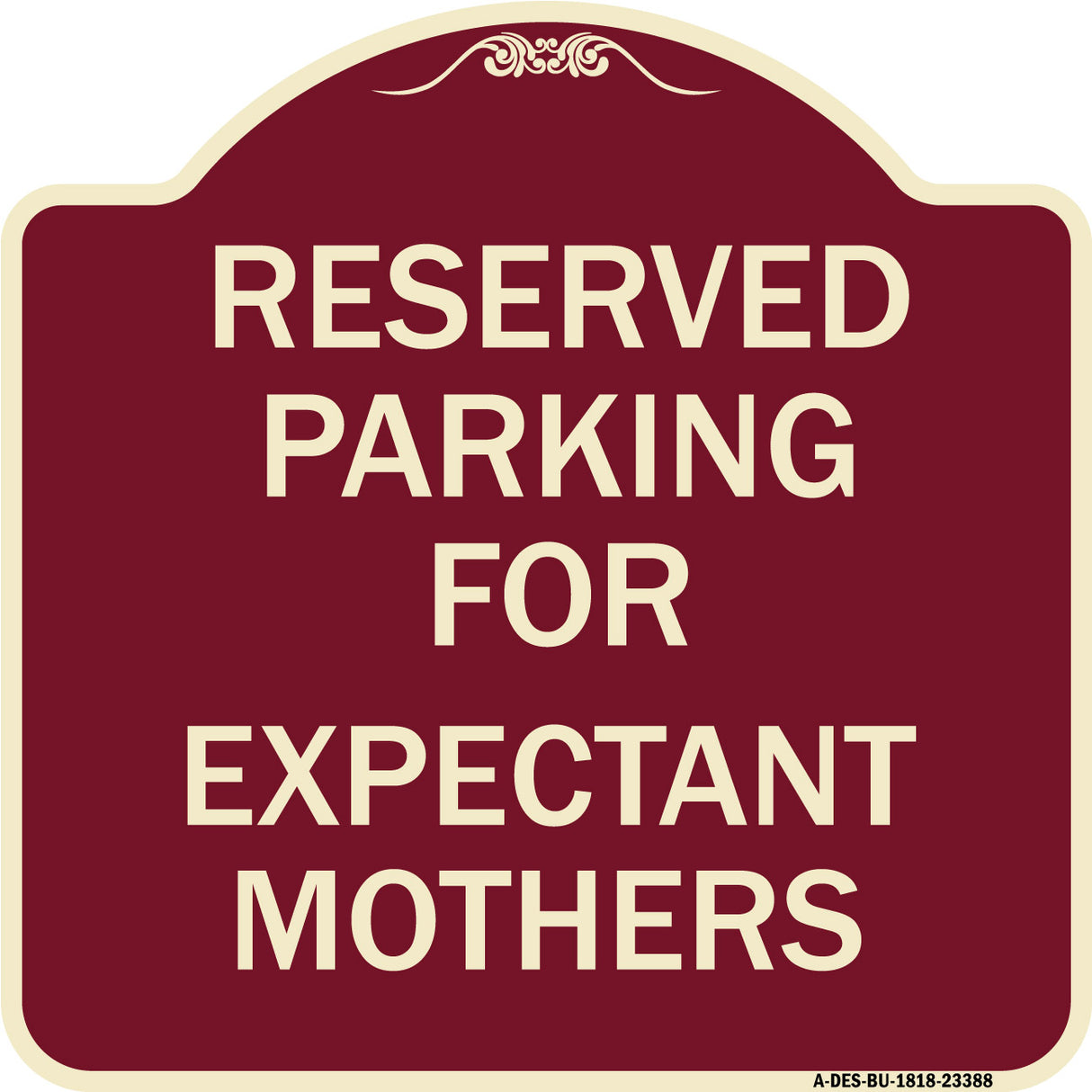 Parking Reserved for Expectant Mothers