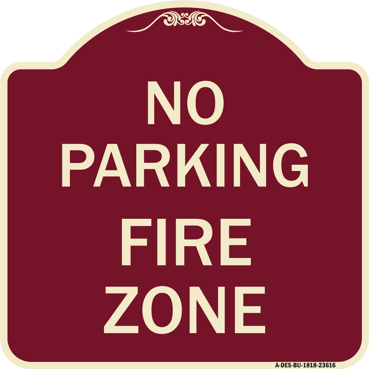 No Parking Fire Zone