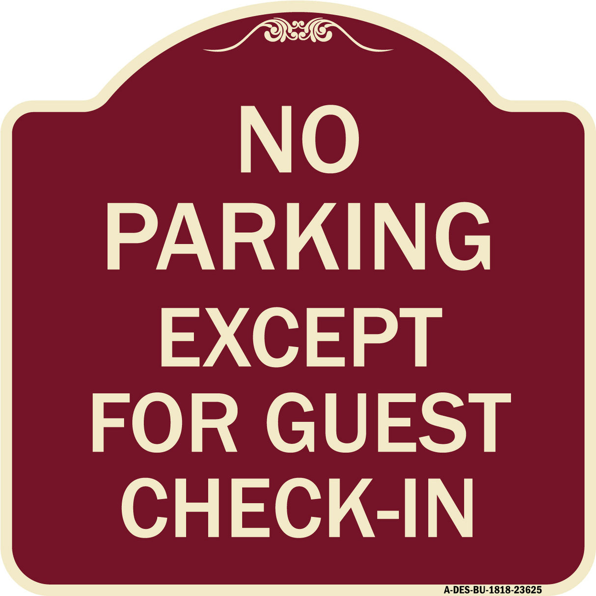 No Parking Except for Guest Check-In