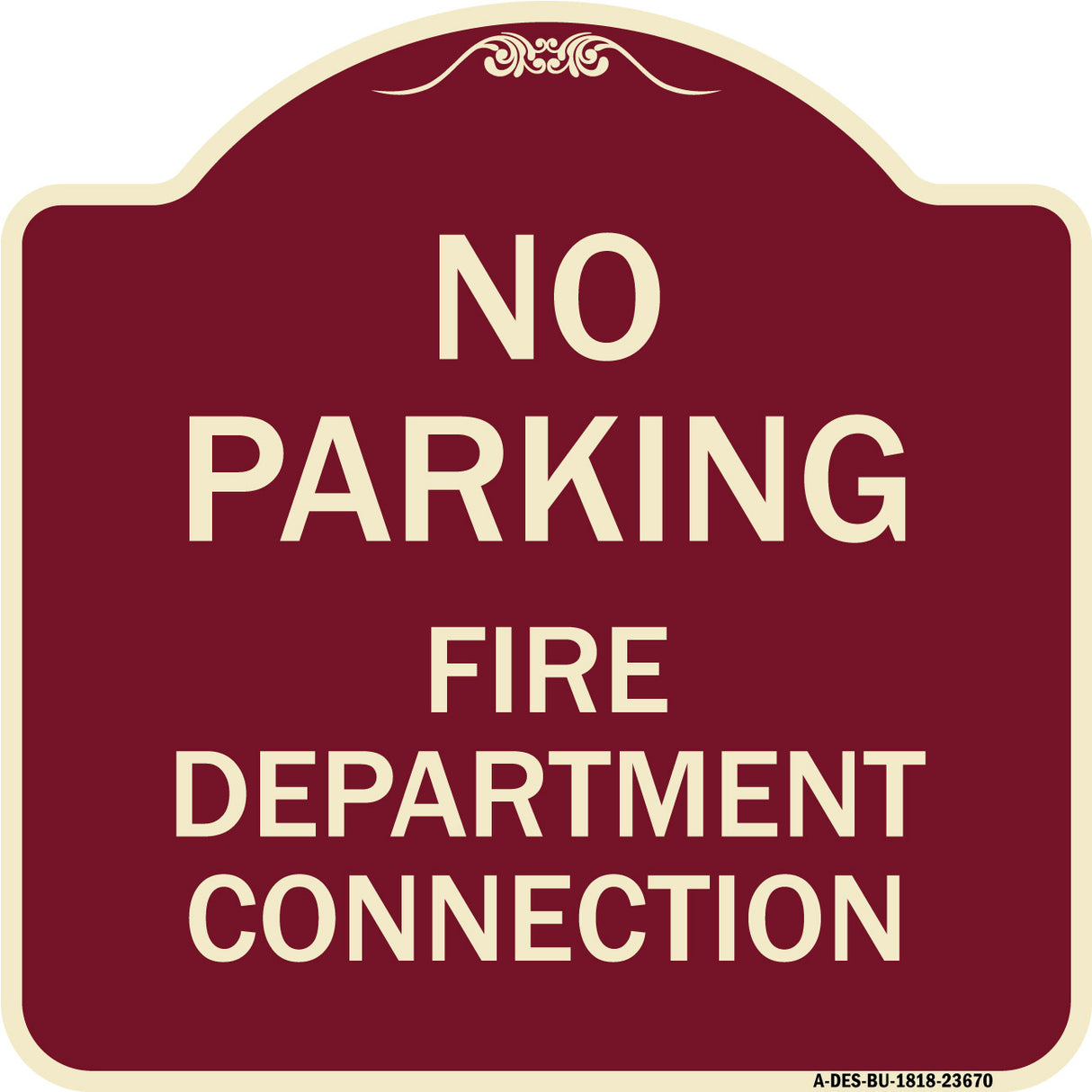 No Parking Sign No Parking - Fire Department Connection