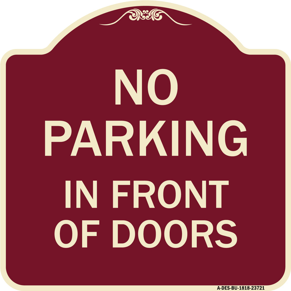 No Parking in Front of Doors