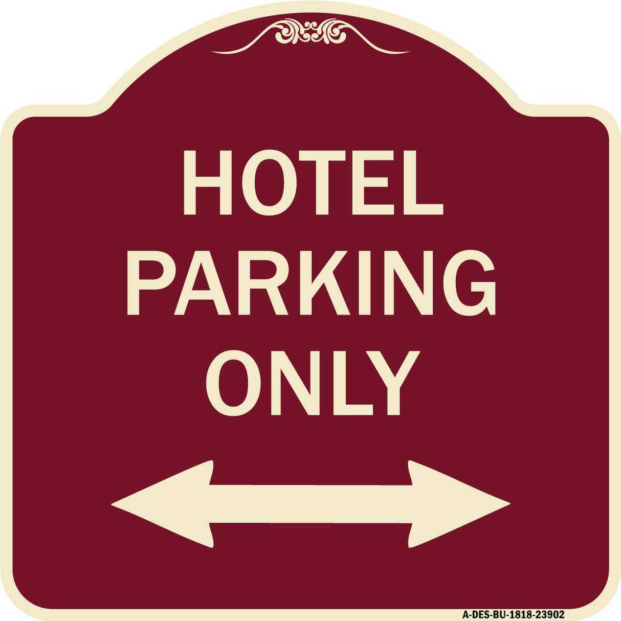 Hotel Parking Only (With Bidirectional Arrow)