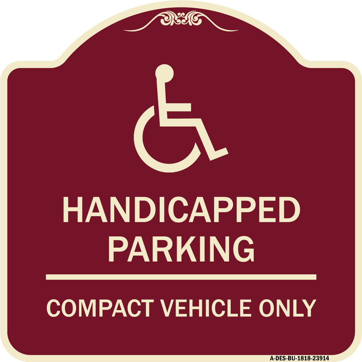Handicapped Parking - Compact Vehicle Only