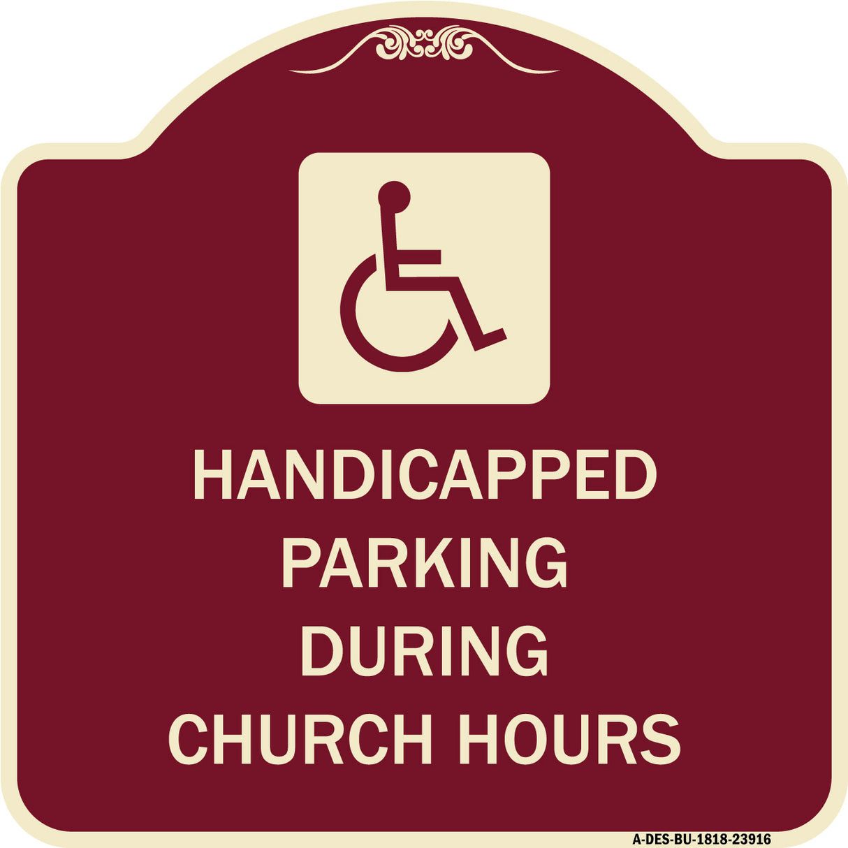 Handicapped Parking During Church Hours (With Graphic)