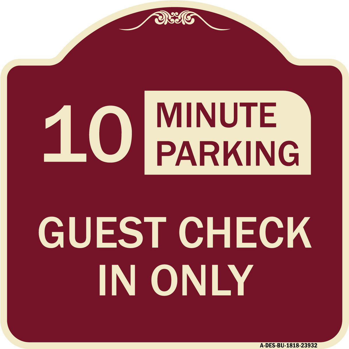 Guest Check in Only (Choose Your Limit) Minute Parking