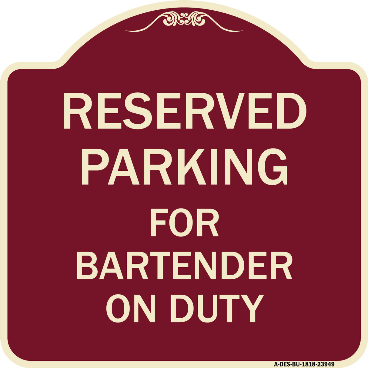 For Bartender on Duty