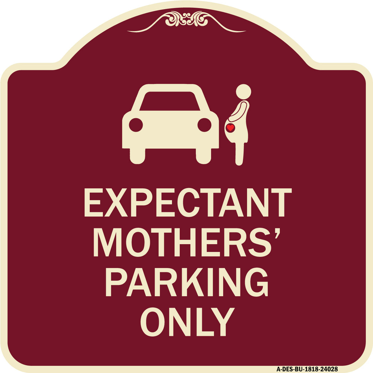 Expectant Mothers' Parking Only (With Graphic)
