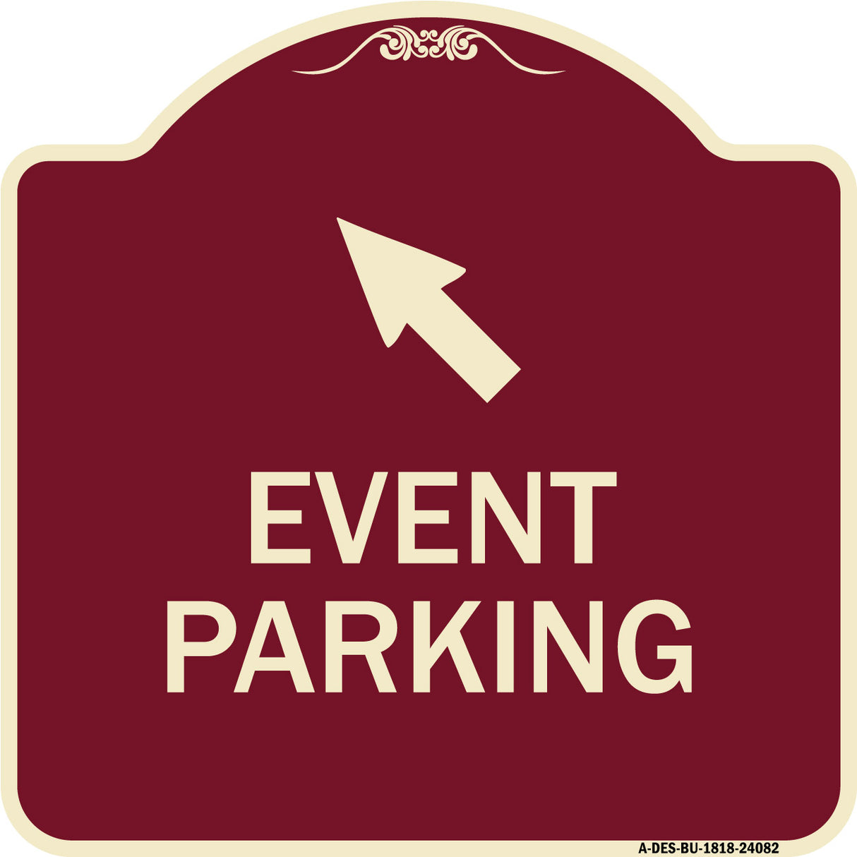 Event Parking (Up Left Arrow Symbol)