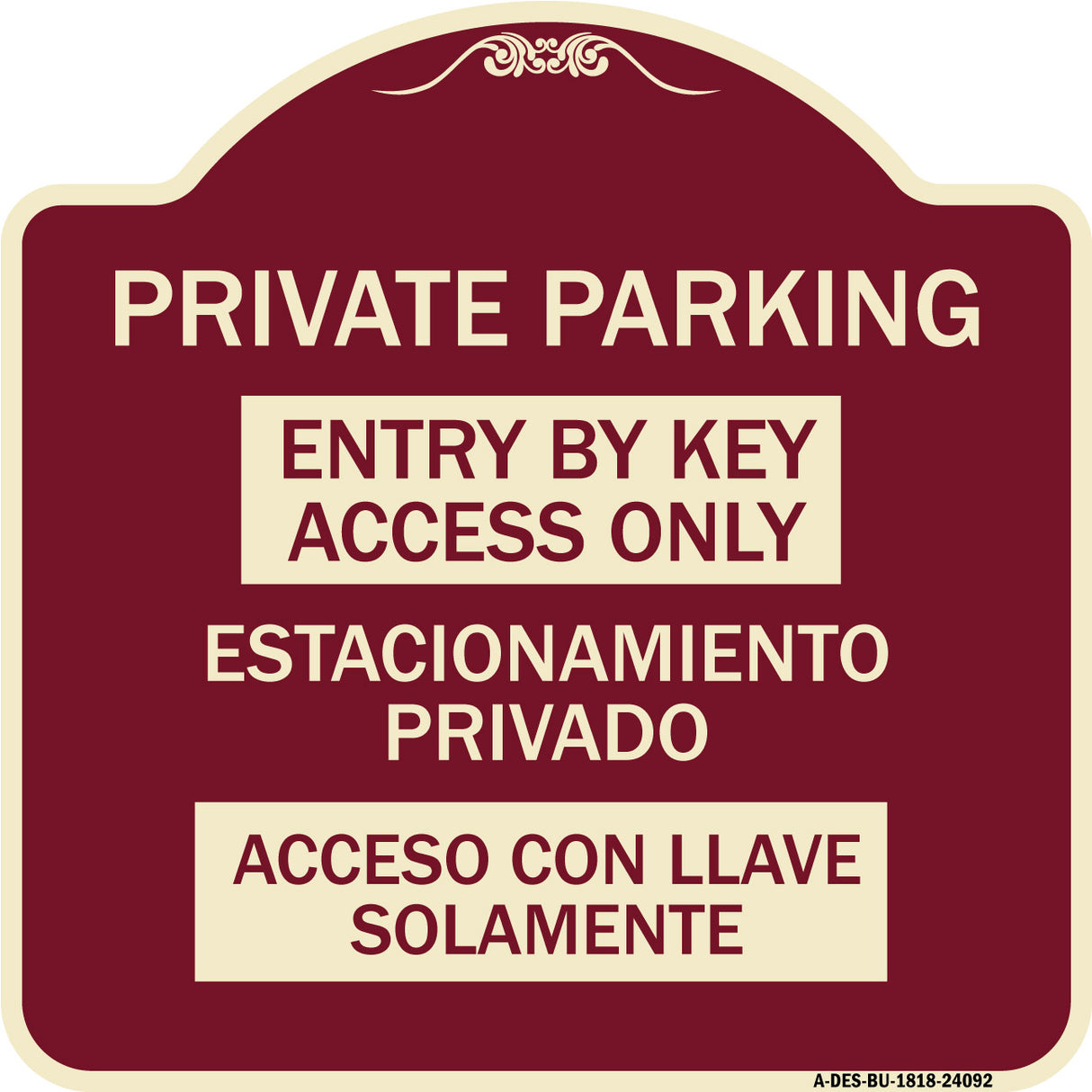 Entry by Key Access Only - Estacionamiento Privado Acceso Con Llave Solamente