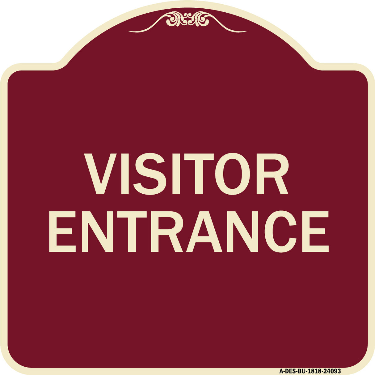Entrance Sign Visitor Entrance