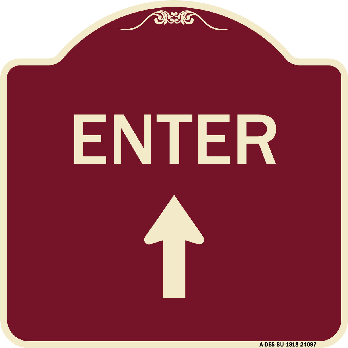 Enter Sign Enter with Up Arrow