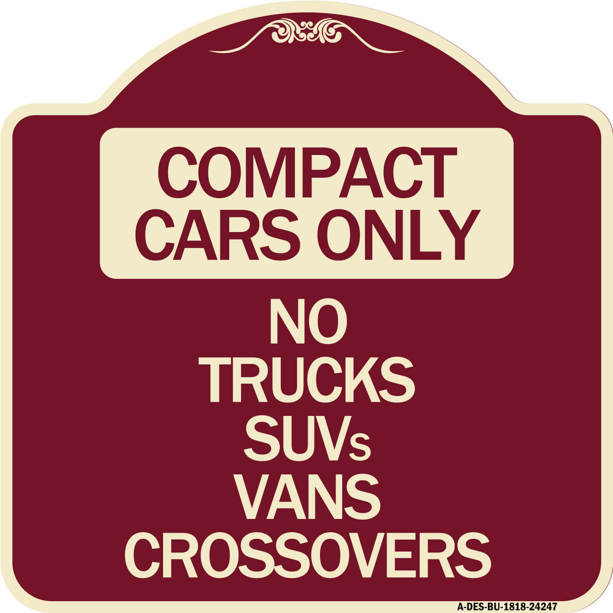 Compact Cars Only - No Trucks SUVs Vans Crossovers