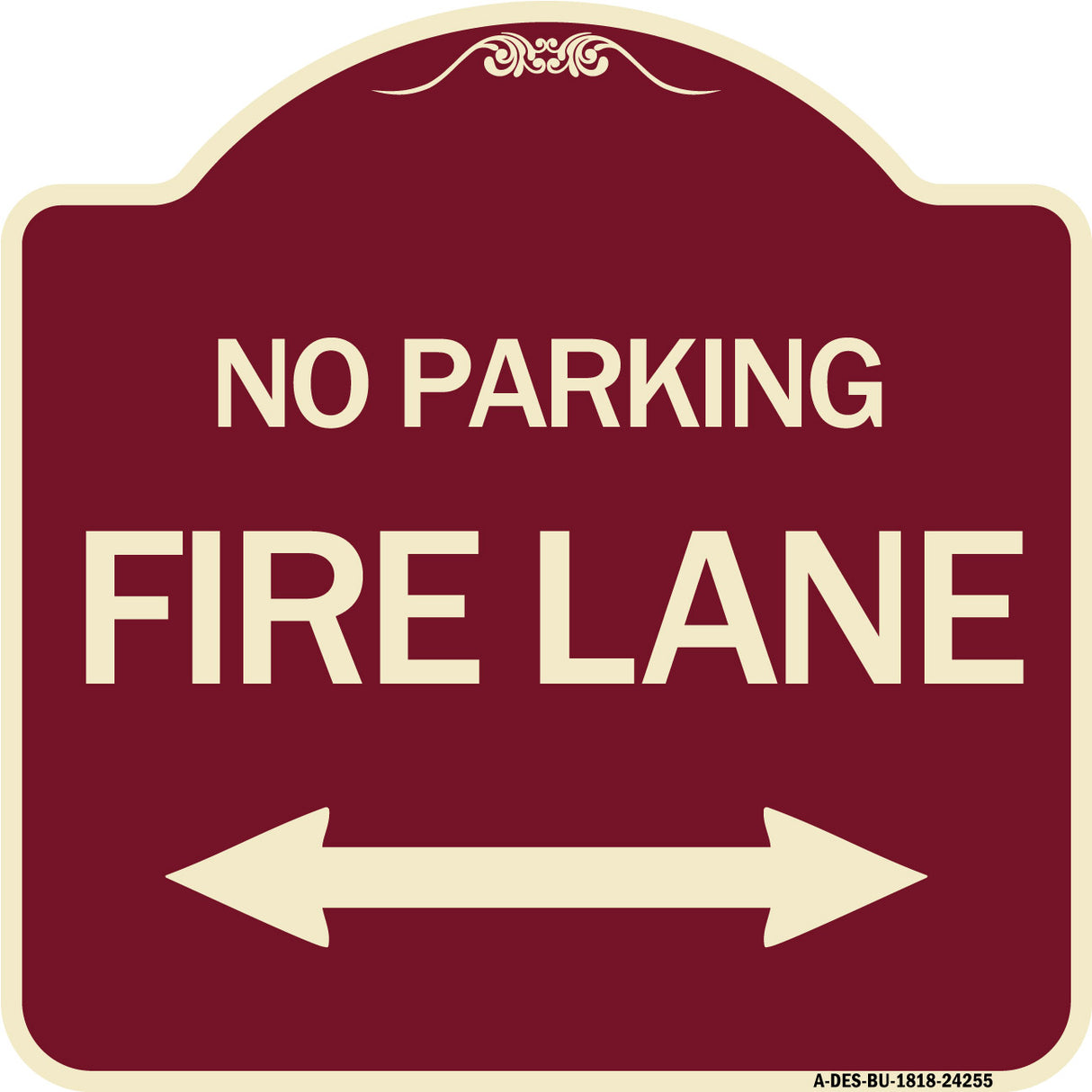 Colorado Fire Lane (With Bidirectional Arrow)