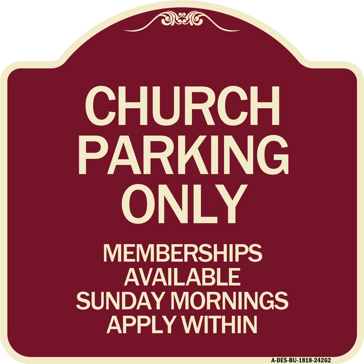 Church Parking Only Memberships Available Sunday Mornings Apply Within