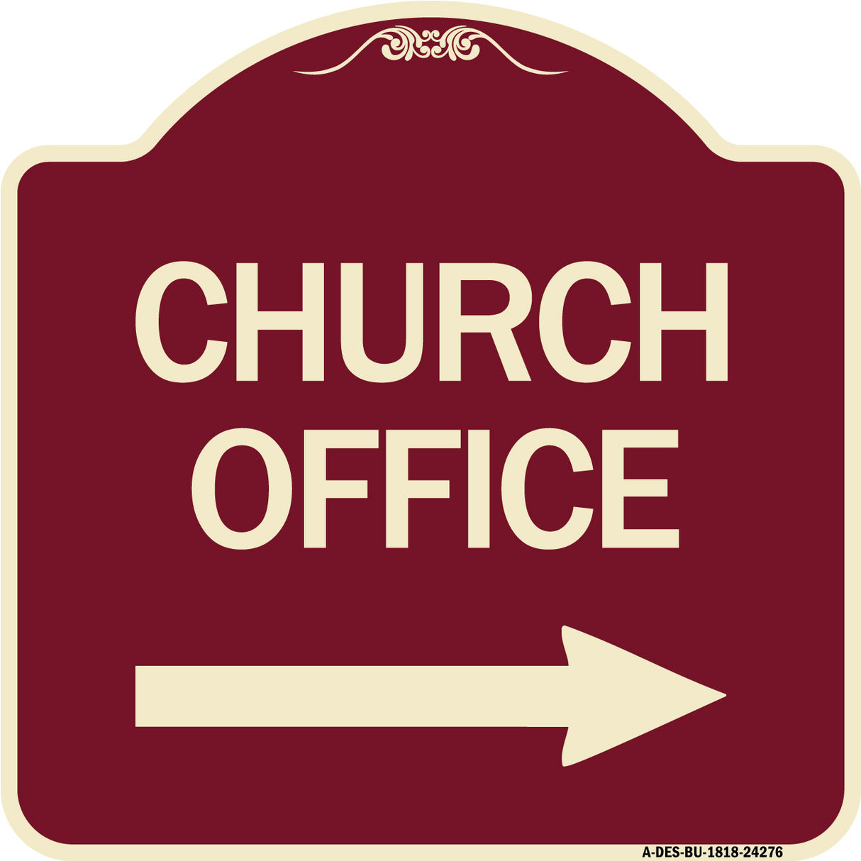Church Office (With Right Arrow)