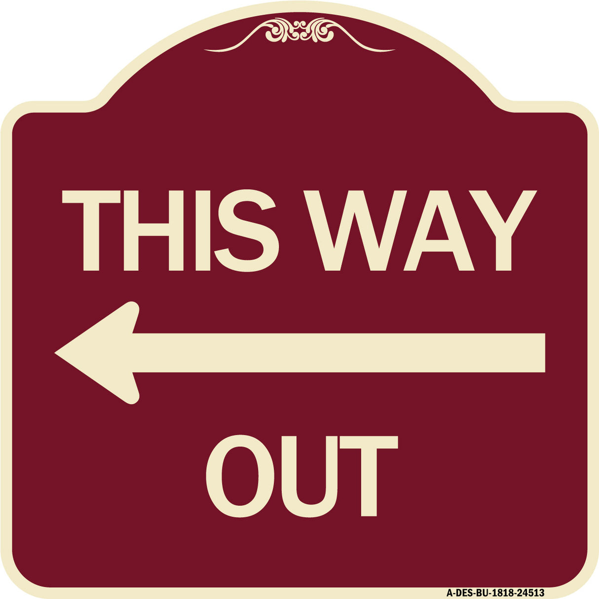 This Way Out (Left Arrow)