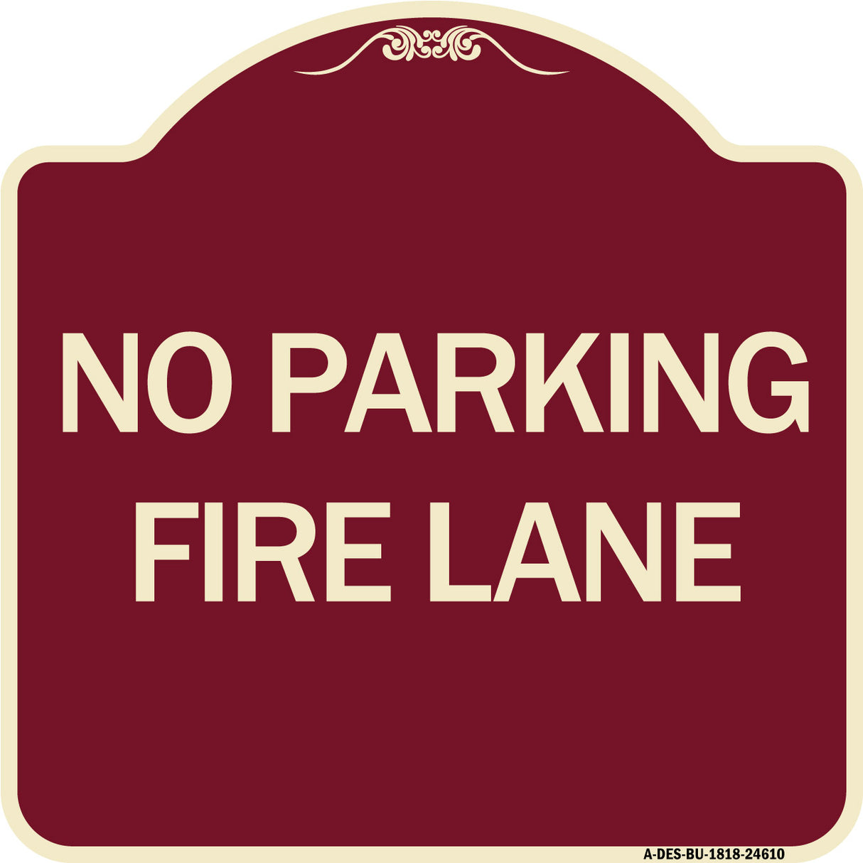 Pavement Stencil No Parking Fire Lane