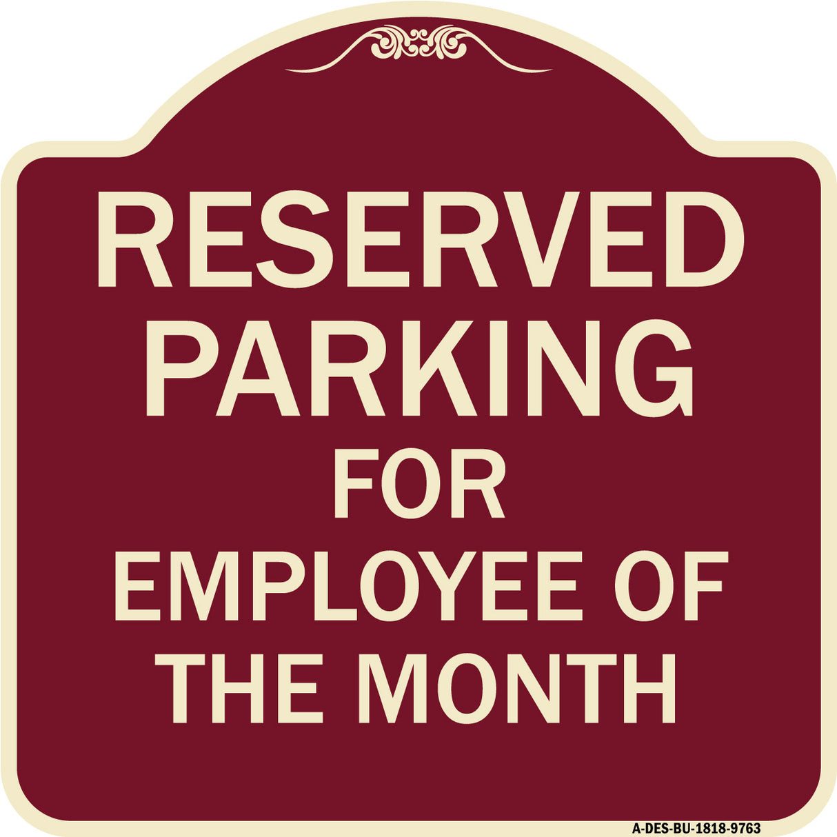 Reserved Parking For Employee Of The Month