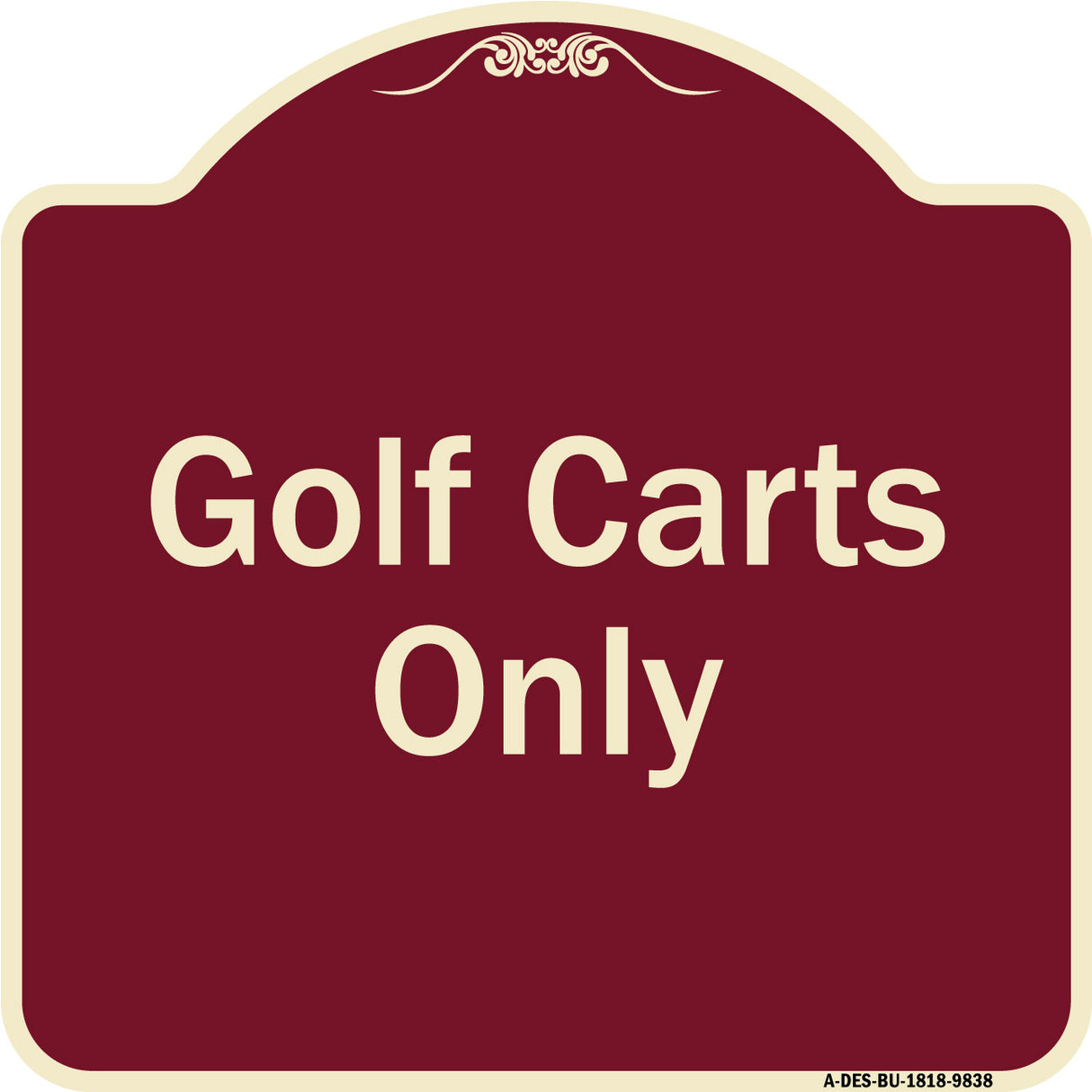 Golf Carts Only