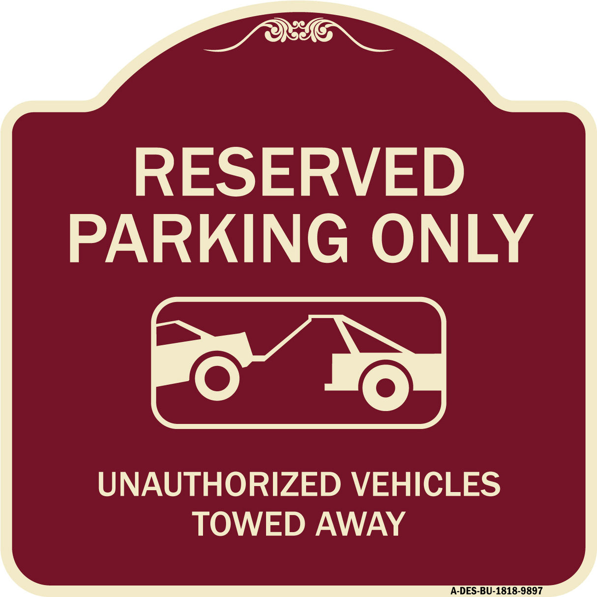 Resident Parking Only Unauthorized Vehicles Towed Away With Graphic