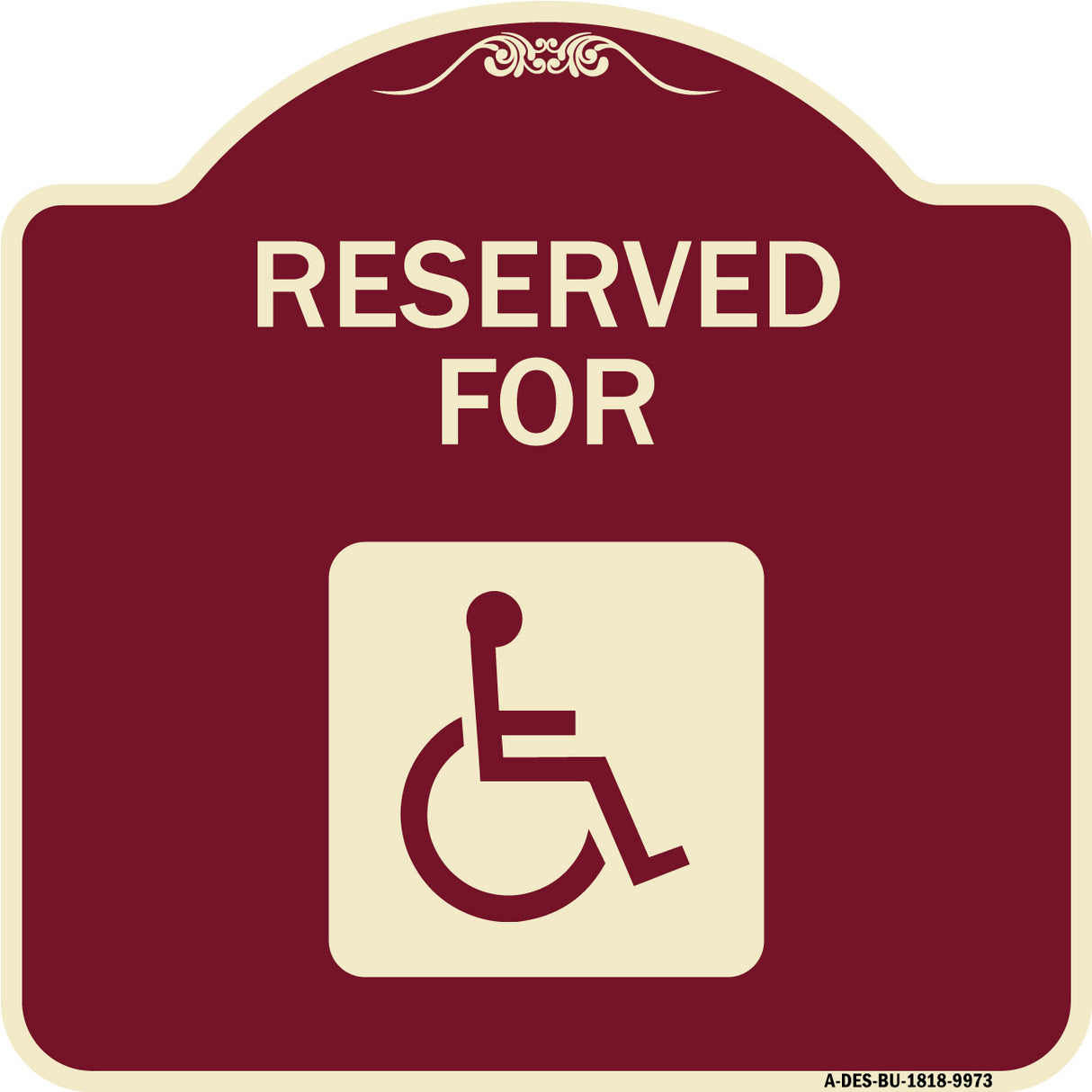 Graphic Handicapped Reserved