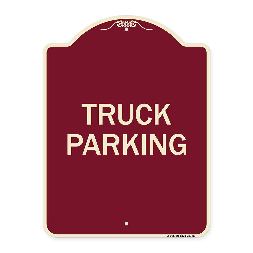 Truck Sign Truck Parking