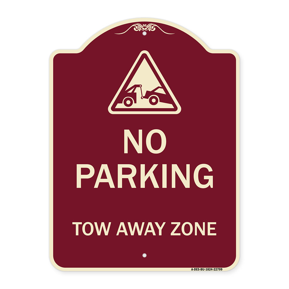 Tow Away Zone with Graphic