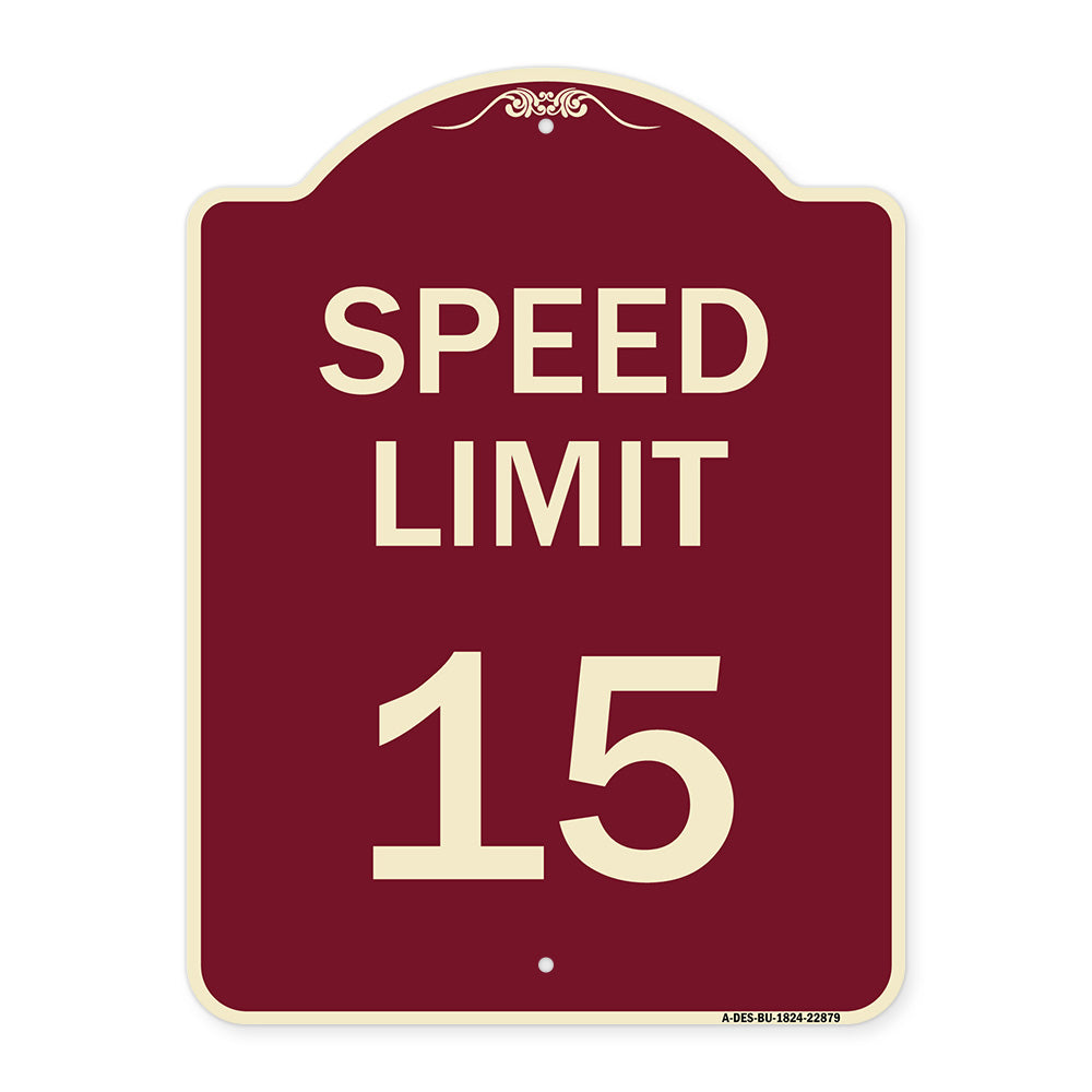 Speed Limit 15 Mph