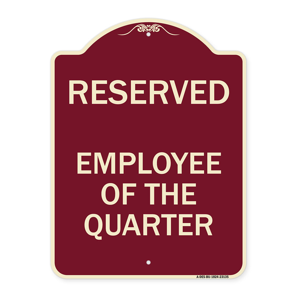 Reserved Parking Employee of the Quarter