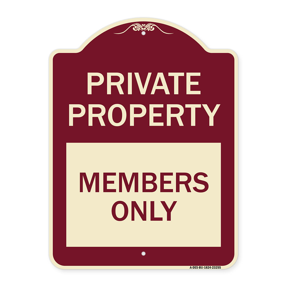 Private Parking Members Only