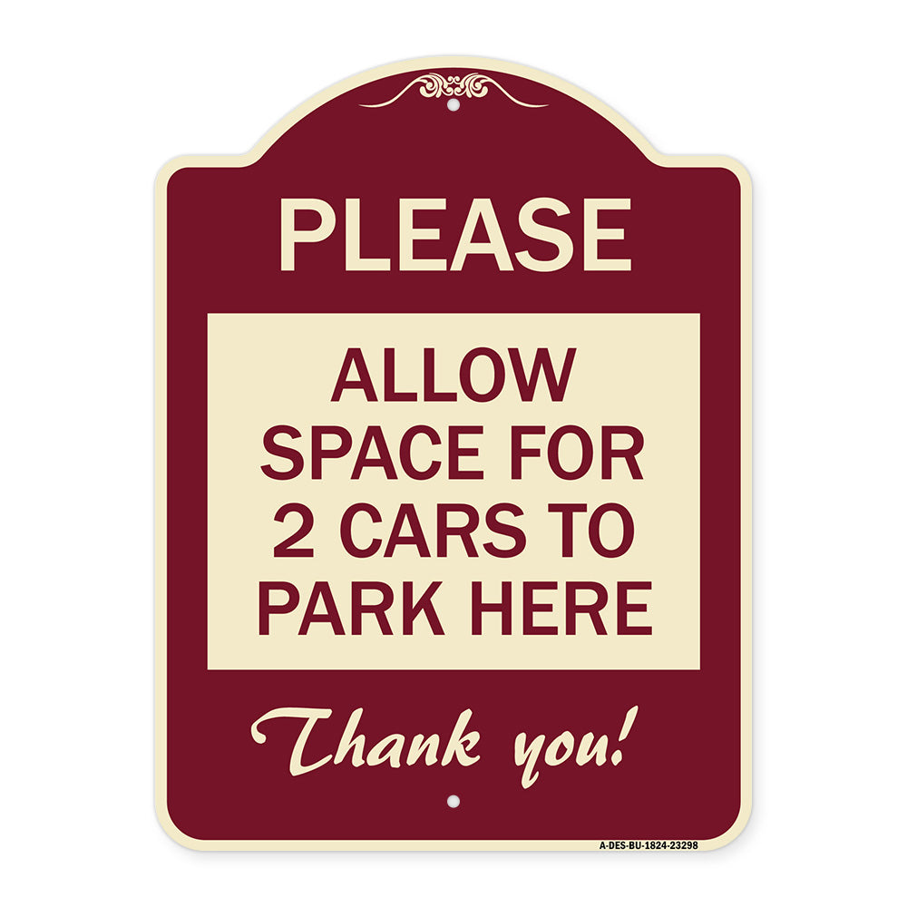 Please - Allow Space for 2 Cars to Park Here Thank You!