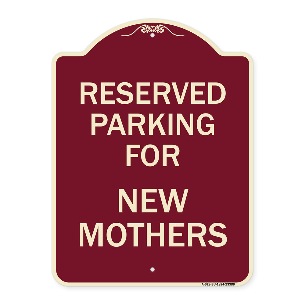 Parking Reserved for New Mothers