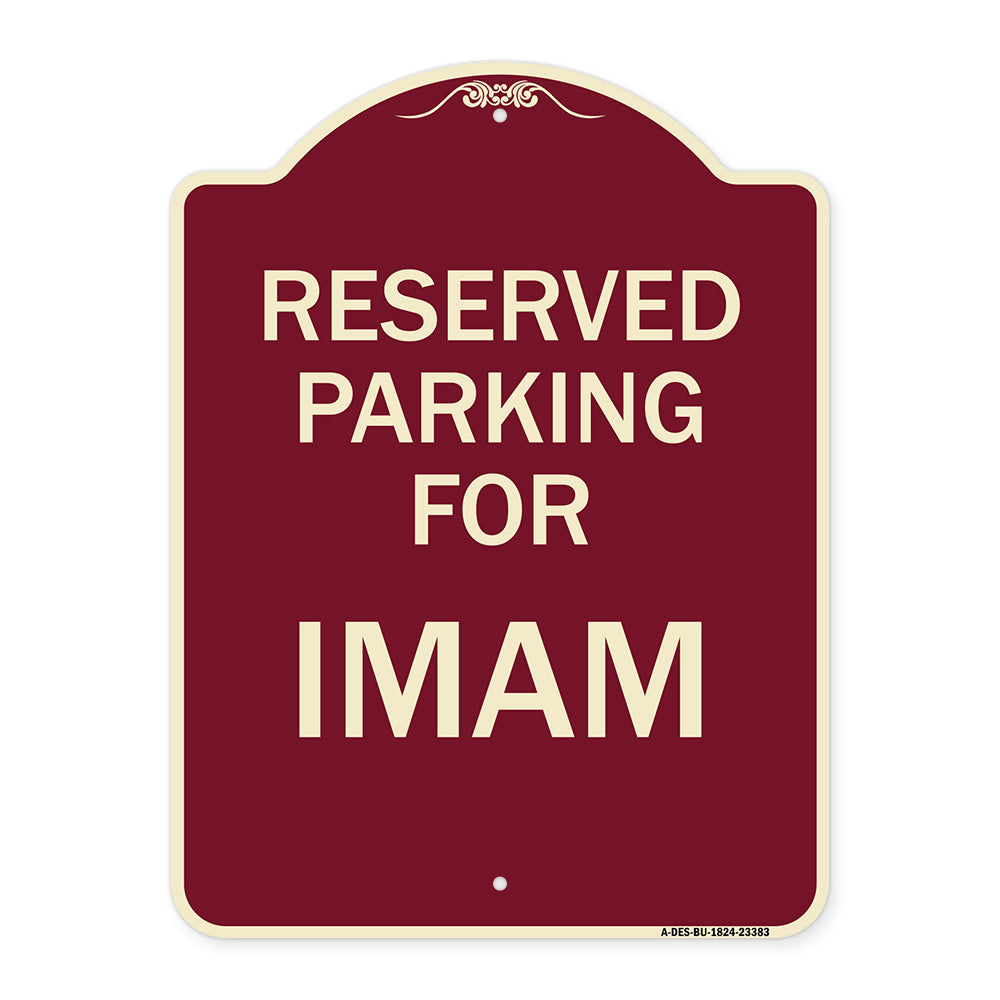 Parking Reserved for Imam