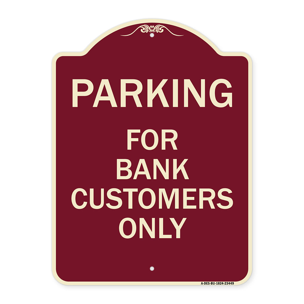 Parking for Bank Customers Only