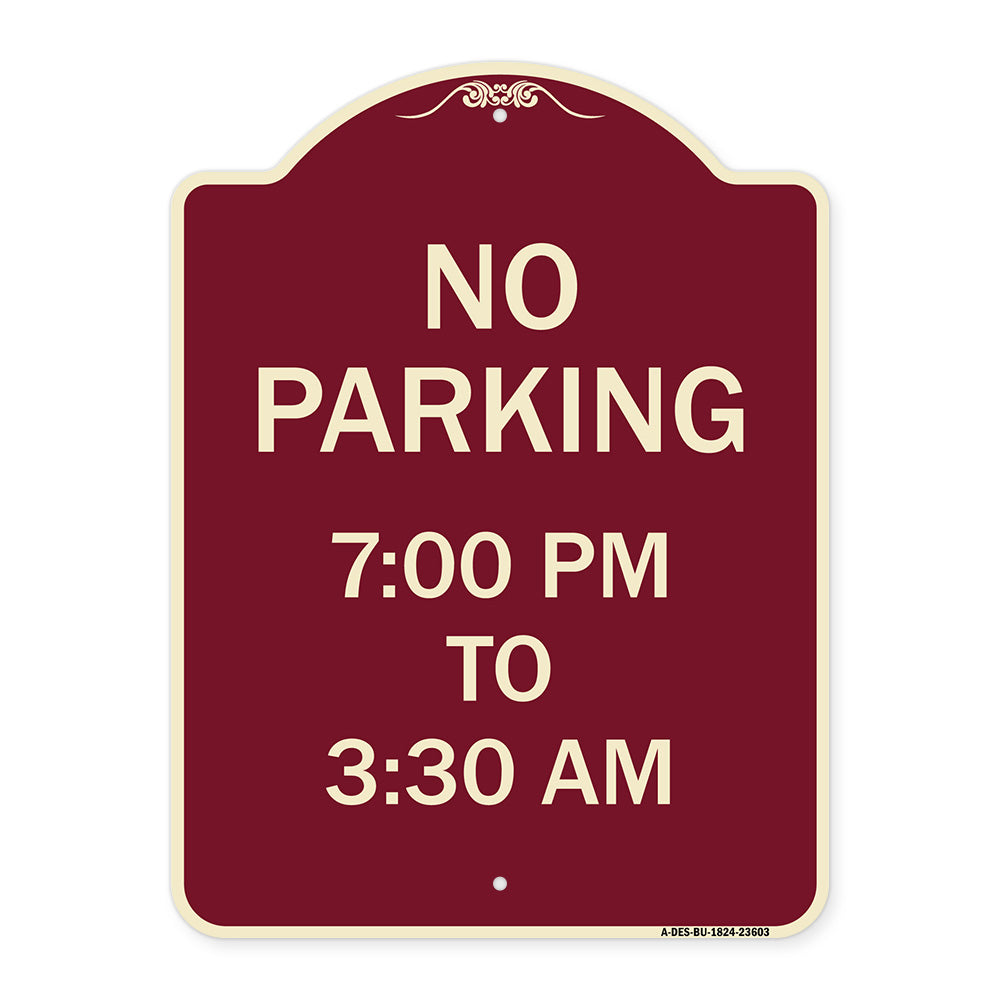 No Parking 7-00 Am to 3-30 Pm