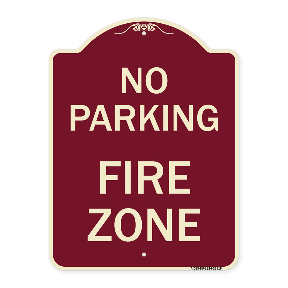 No Parking Fire Zone