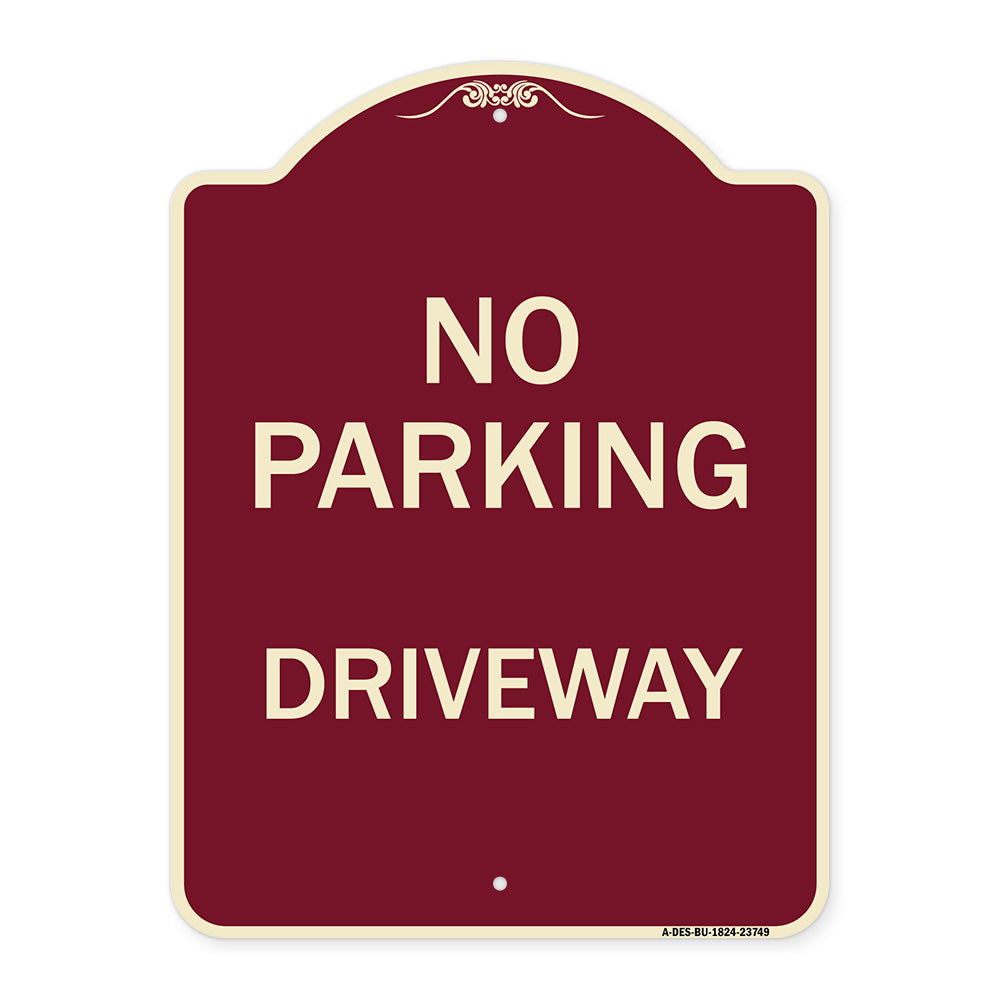 No Parking Driveway