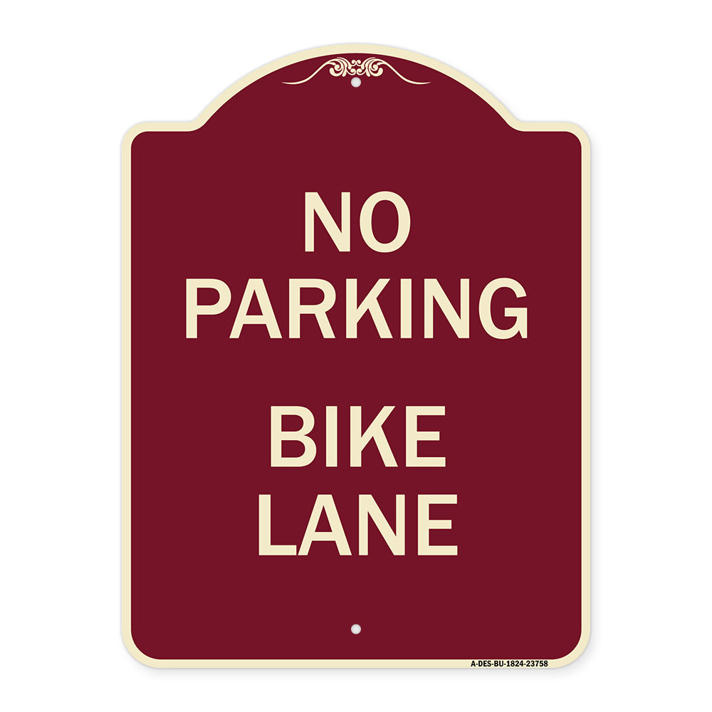 No Parking Bike Lane