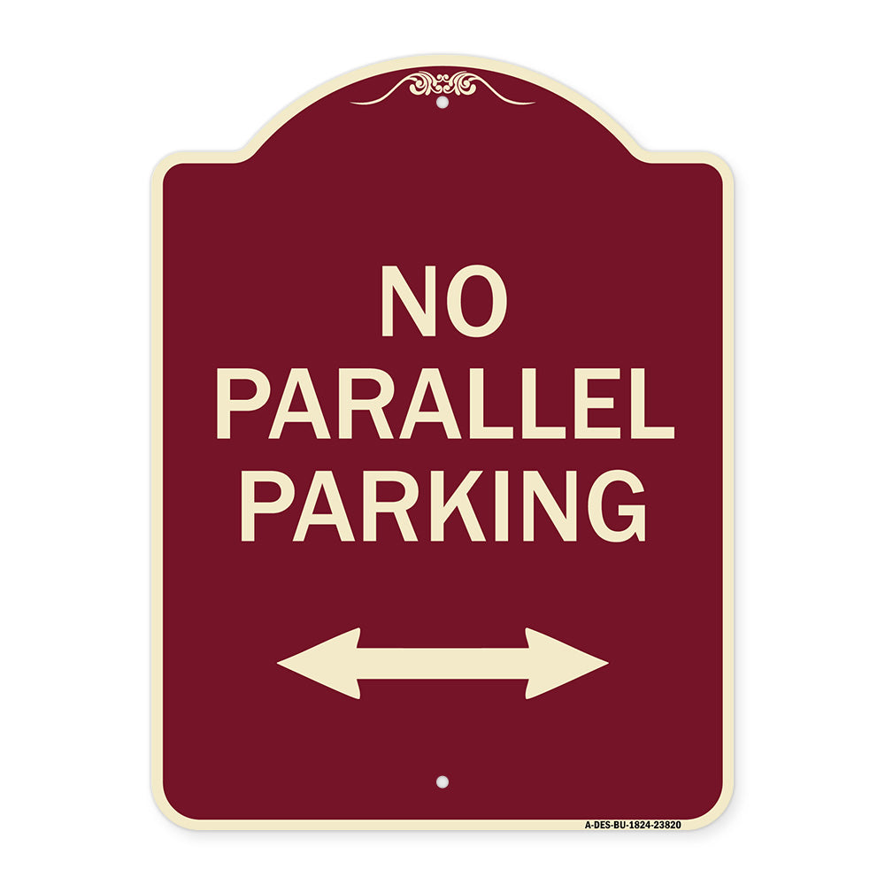 No Parallel Parking with Bidirectional Arrow
