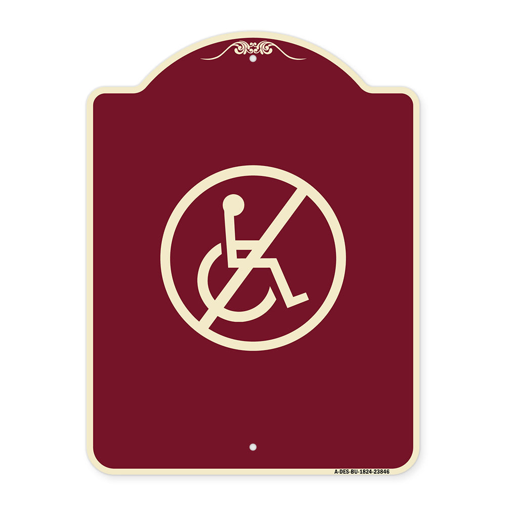 No Handicap Symbol