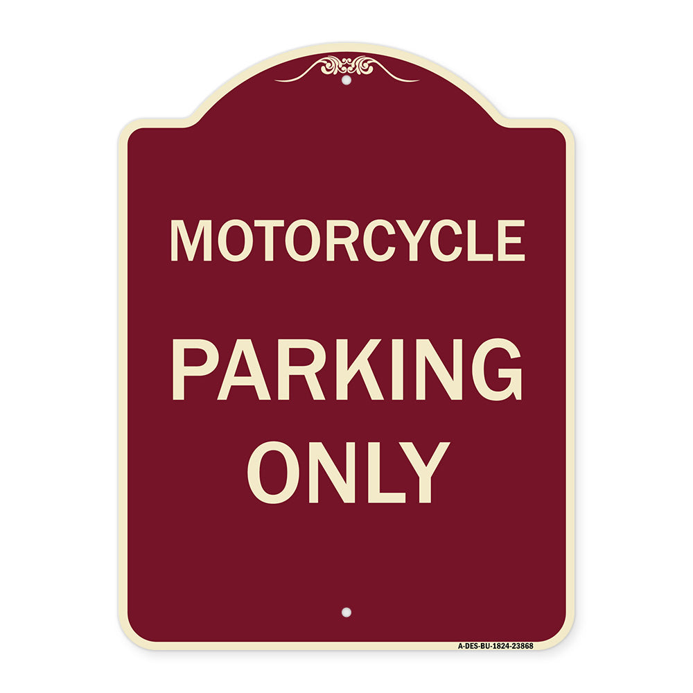 Motorcycle Parking Only