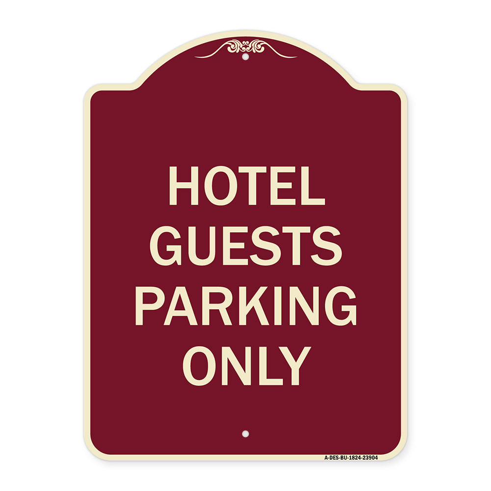 Hotel Guest Parking Only