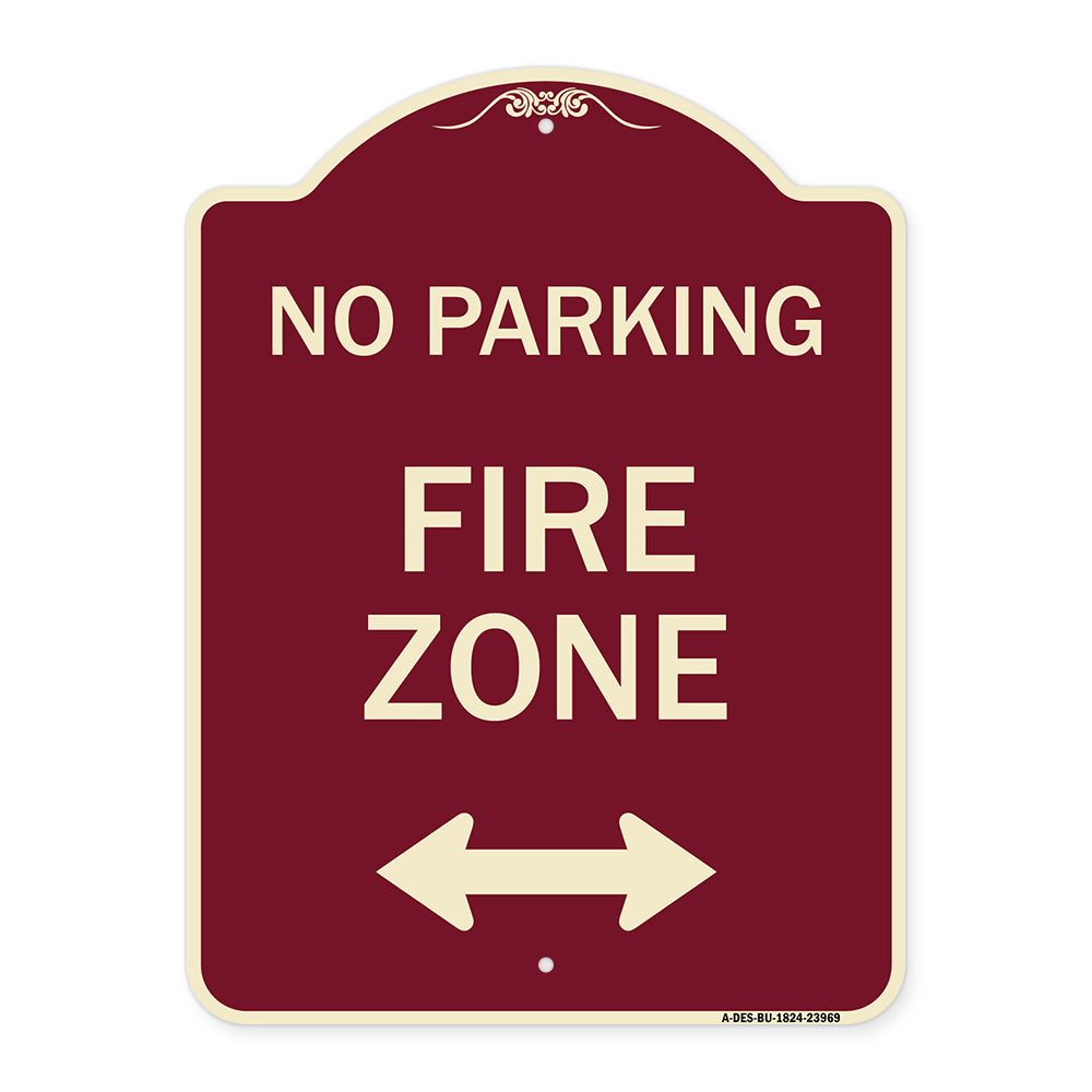 Fire Zone with Bidirectional Arrow