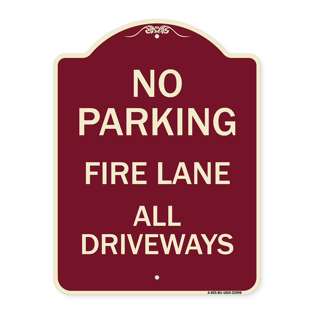 Fire Lane All Driveways