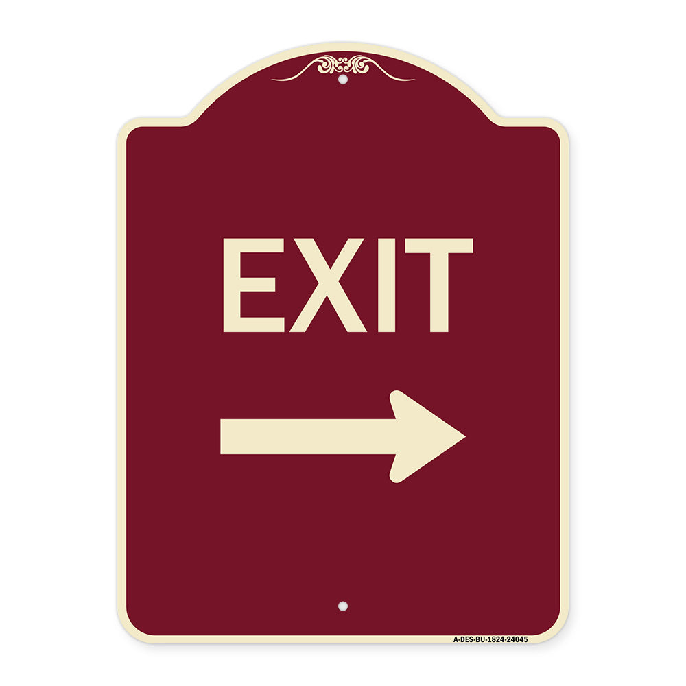 Exit (With Right Arrow) 3