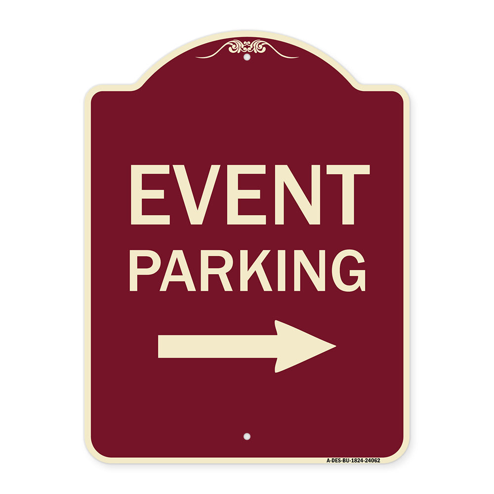 Event Parking with Left Right Arrow