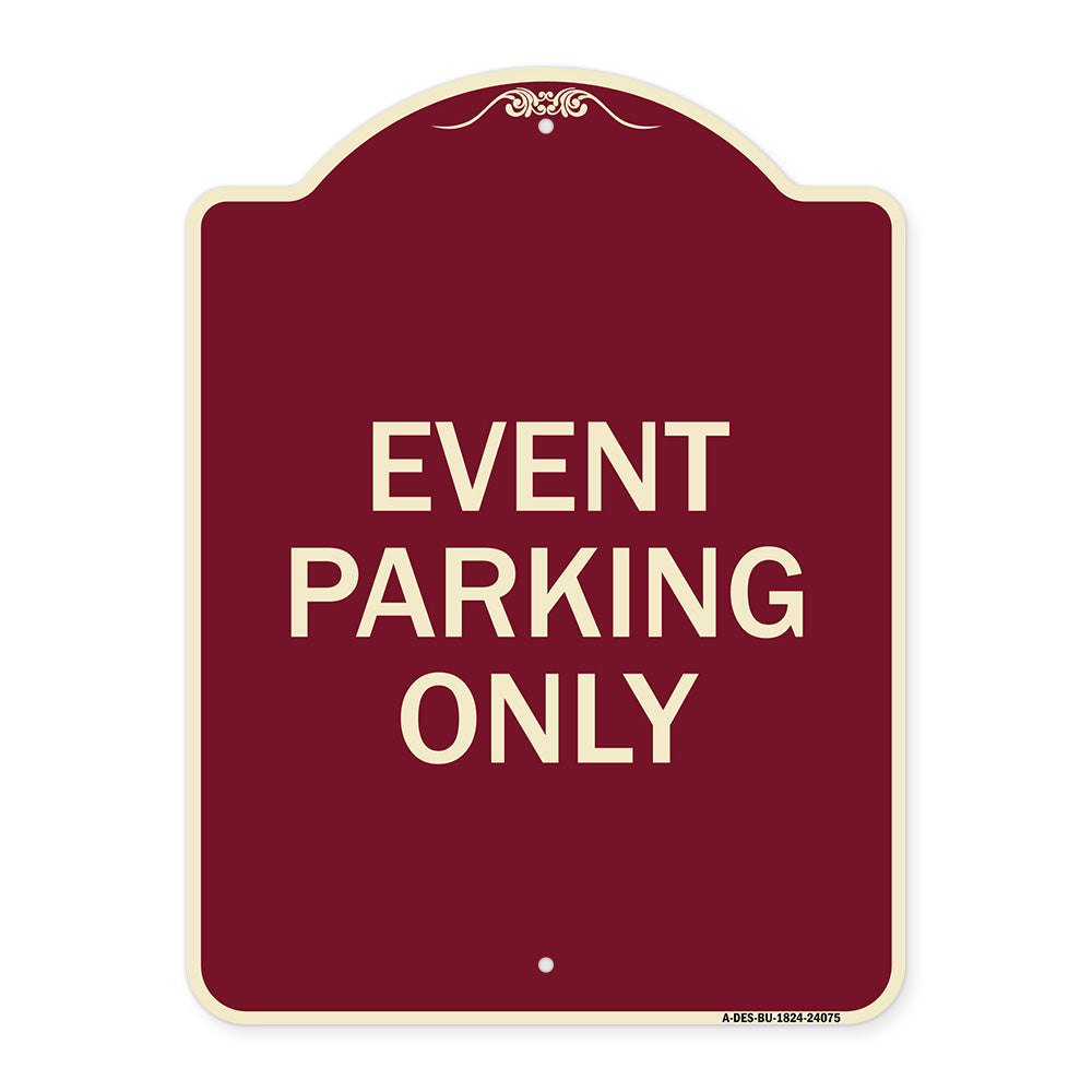 Event Parking Only