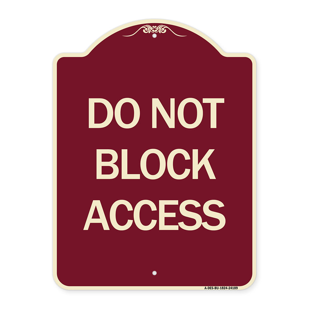 Do Not Block Access