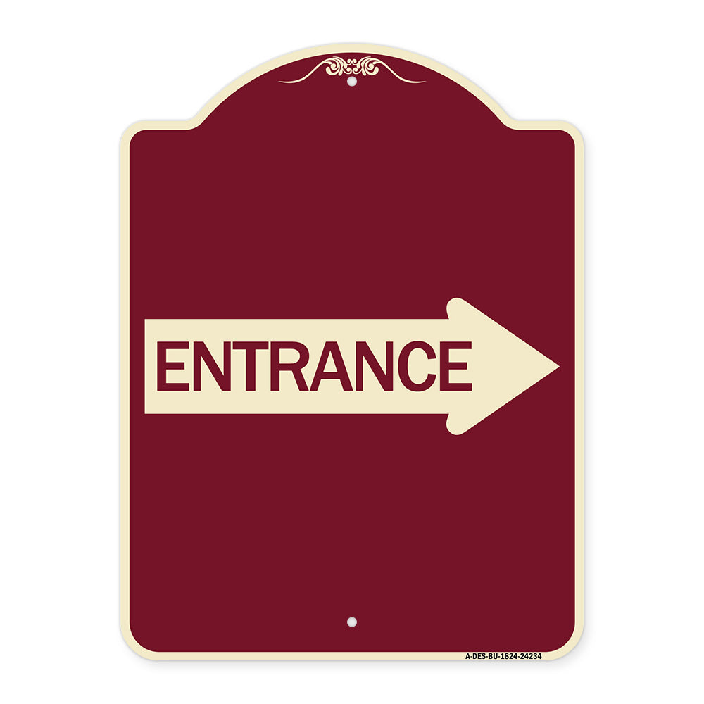 Right Arrow Entrance